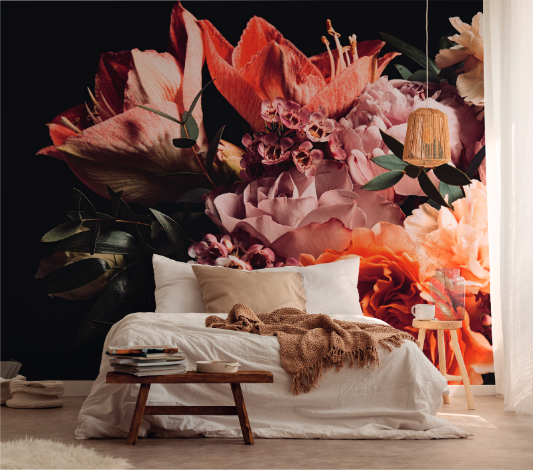 MURIAL BOUQUET 375CM X 250CM