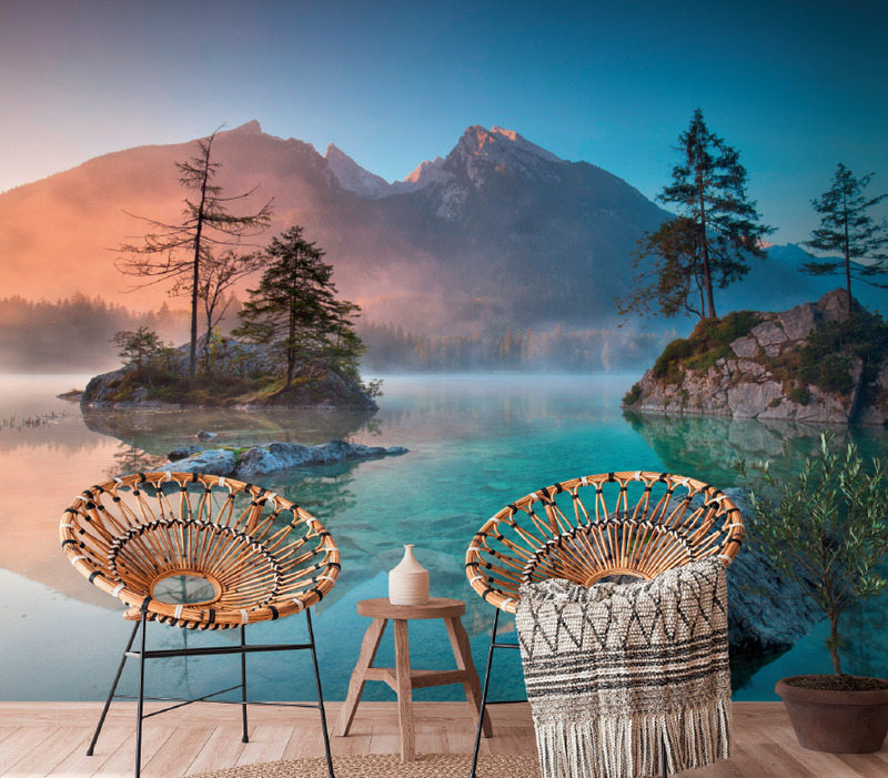 MURAL BERGSEE 375CM X 250CM