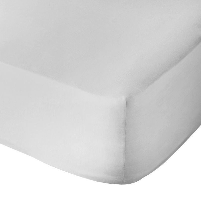 VOLPES FITTED SHEET DOUBLE PLAIN GREY