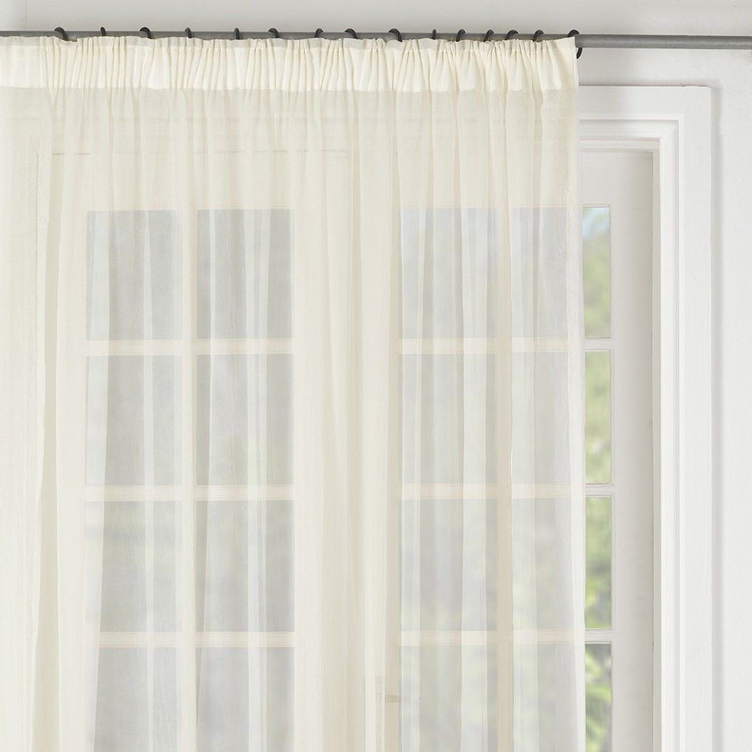 VOLPES CURTAIN MYSTI 270/218 CREAM TAPED