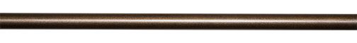 CURTAIN POLE ANTIQUE BRONZE 25MM x 1M