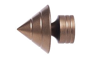 CURTAIN FINIAL ANTIQUE BRONZE ANDREA
