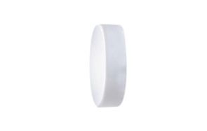 CURTAIN FINIAL DISC 25MM WHITE