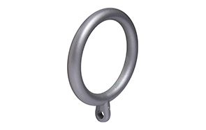 CURTAIN RINGS SATIN CHROME 53MM 10PP