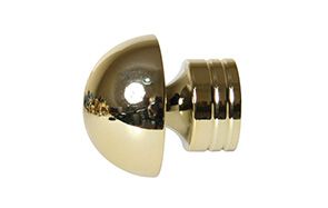 CURTAIN FINIAL BRASS ANNENE 25MM