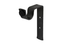 CURTAIN BRACKET HAMMERTONE FLAT SNGL 2PP