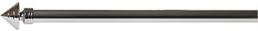 CURTAIN POLE CHROME 25MM X 1M