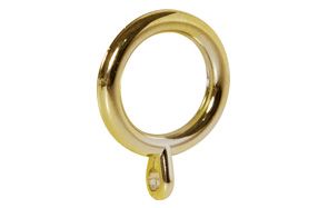 CURTAIN RINGS BRASS 25MMX10P/P