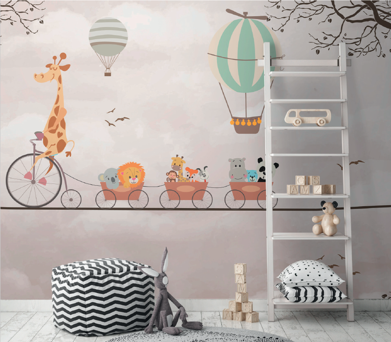 MURAL SWEET ANIMALS 375CM X 250CM