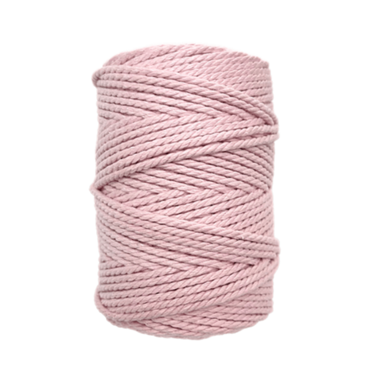MACRAME TWINE COTTON 304 2MM BLUSH PINK 250G