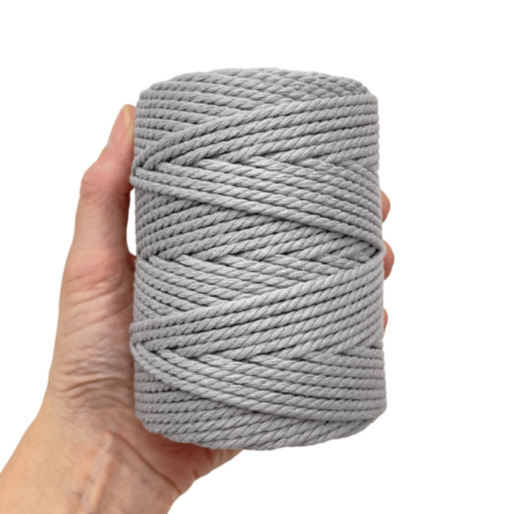 MACRAME TWINE COTTON 304 2MM CHARCOAL GREY 250G