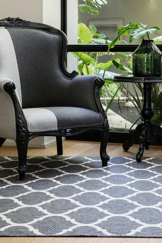 MONN RUG LATTICE GREY 1.6M X 2.4M