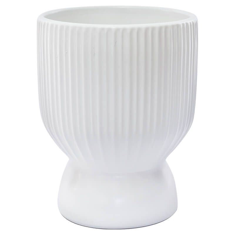 PLANTER WHITE TANO 18CM
