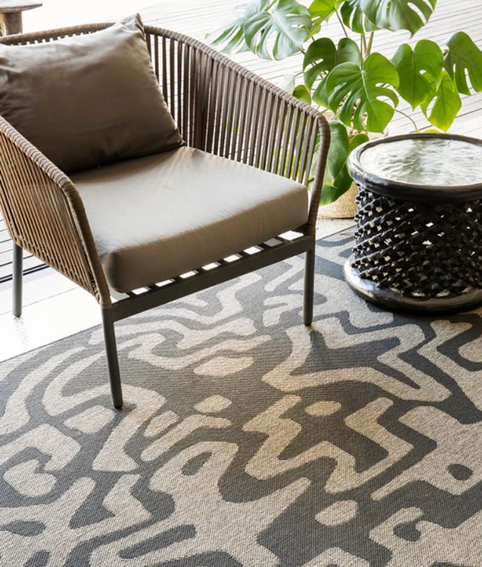 MONN RUG KUBA SLATE 1.6M X 2.4M