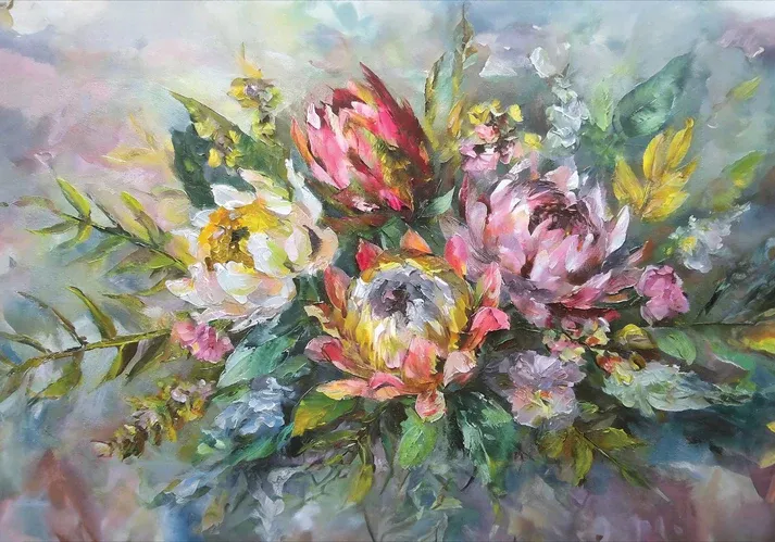 TJHOKO PAINT DECOUPAGE PROTEA MAJESTY