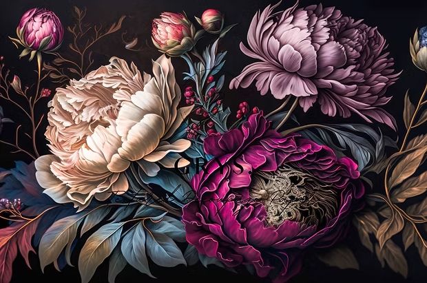 GRYS DECOUPAGE DARK AND BEAUTIFUL A5