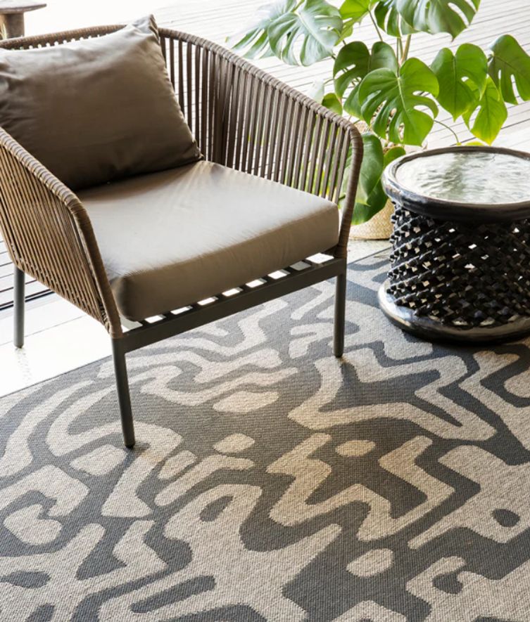 MONN RUG KUBA SLATE 1.6M X 2.4M