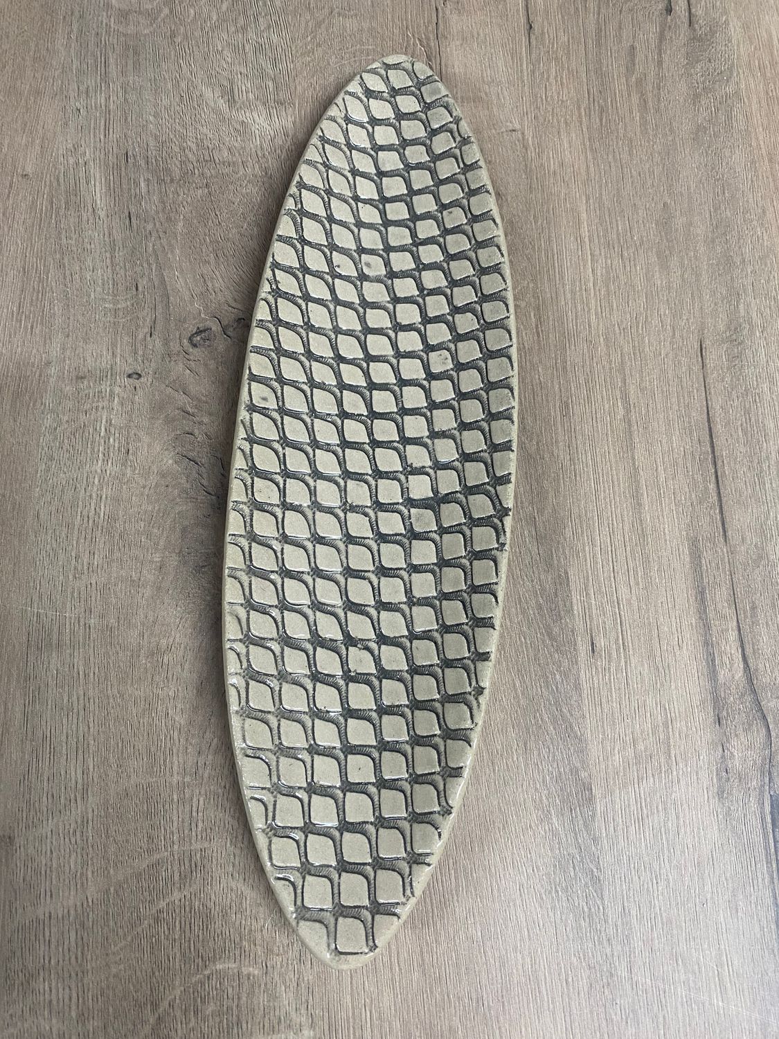 GINGHAM PLATTER BOAT SMALL