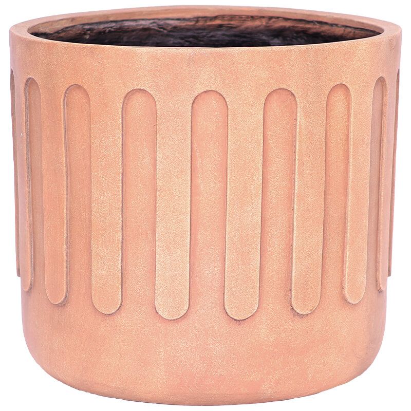 PLANTER CANCUN BROWN 36X40CM
