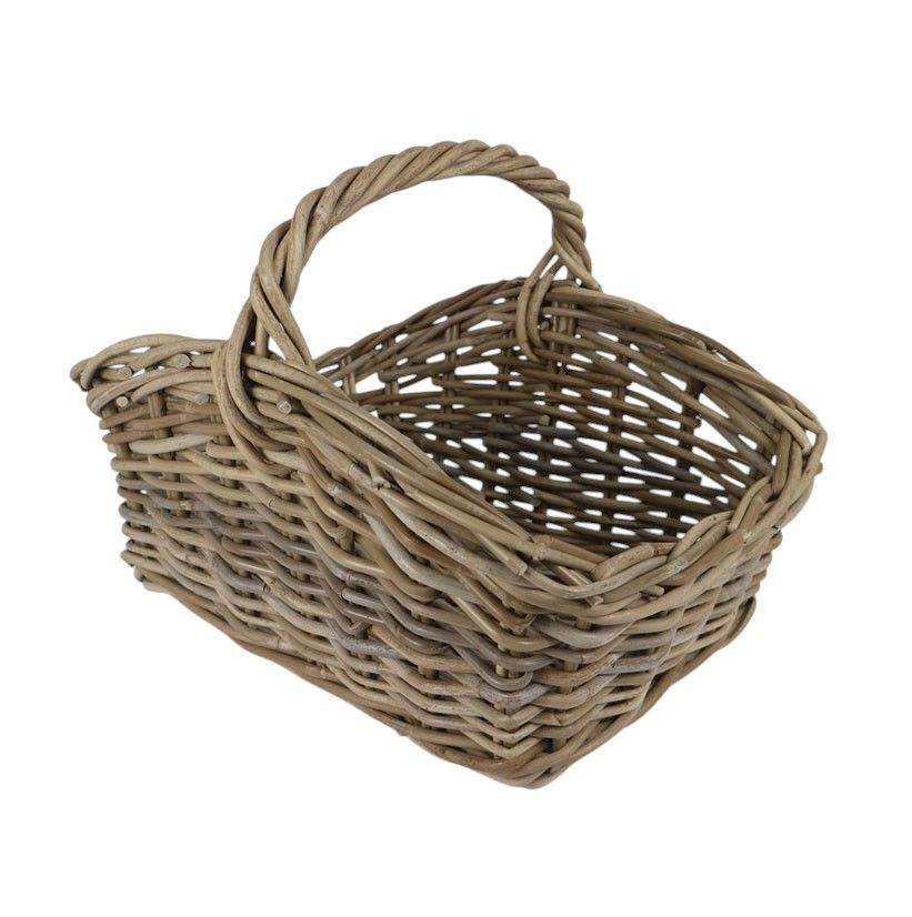 RATTAN THICK FLOWER BASKET