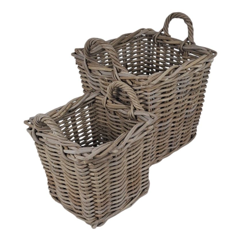 BASKET PLANTER SQAURE XSMALL