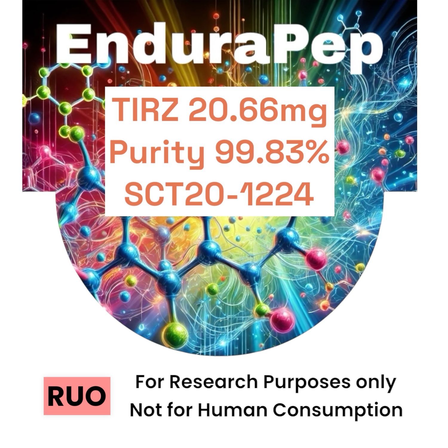 Tirzepatide 20.66mg - Purity 99.83%