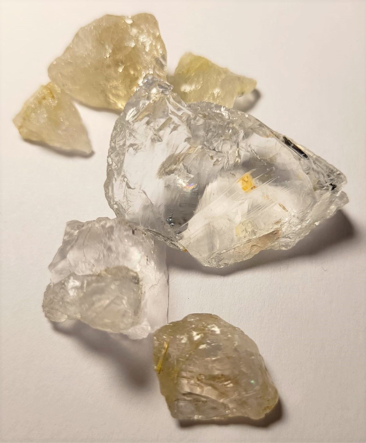 MINERALE &quot;QUARZO RUTILATO&quot; (2pz)