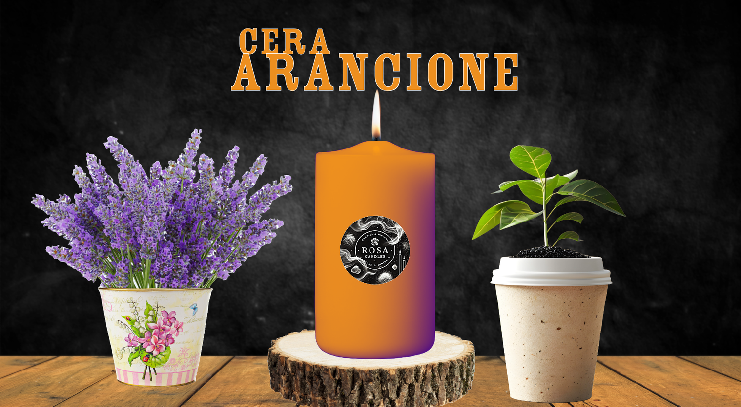 CERA DI SOIA ARANCIONE