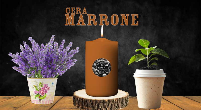 CERA DI SOIA MARRONE