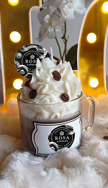 Candy Candles  &quot;Espresso macchiato&quot;