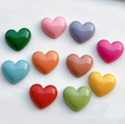CUORICINI COLORATI (1pz) - (No Cera)