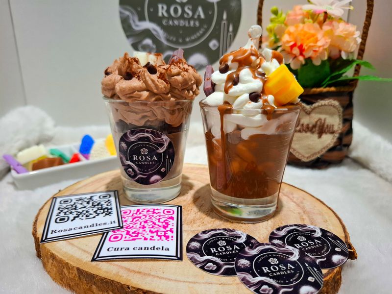 Candy Candles Set (2pz) &quot;Dessert temptation&quot;