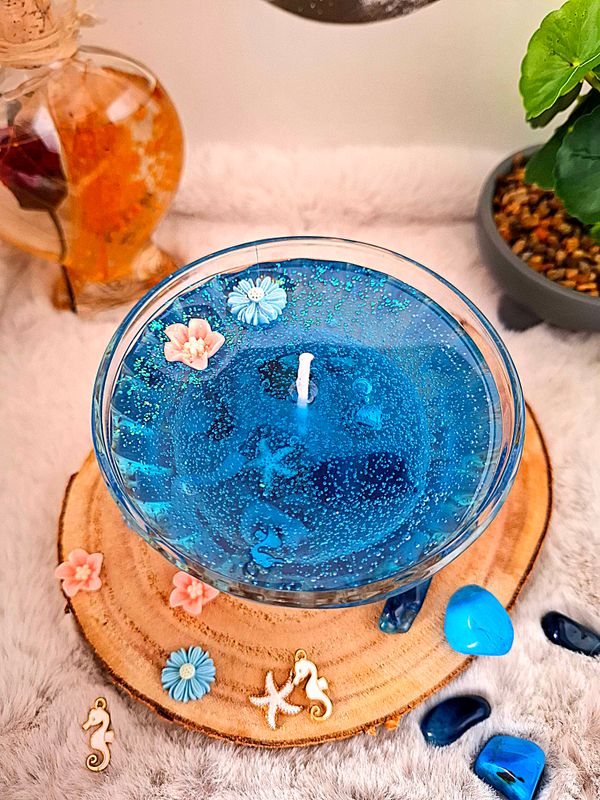 Artist Candles  &quot;Blue lake&quot;