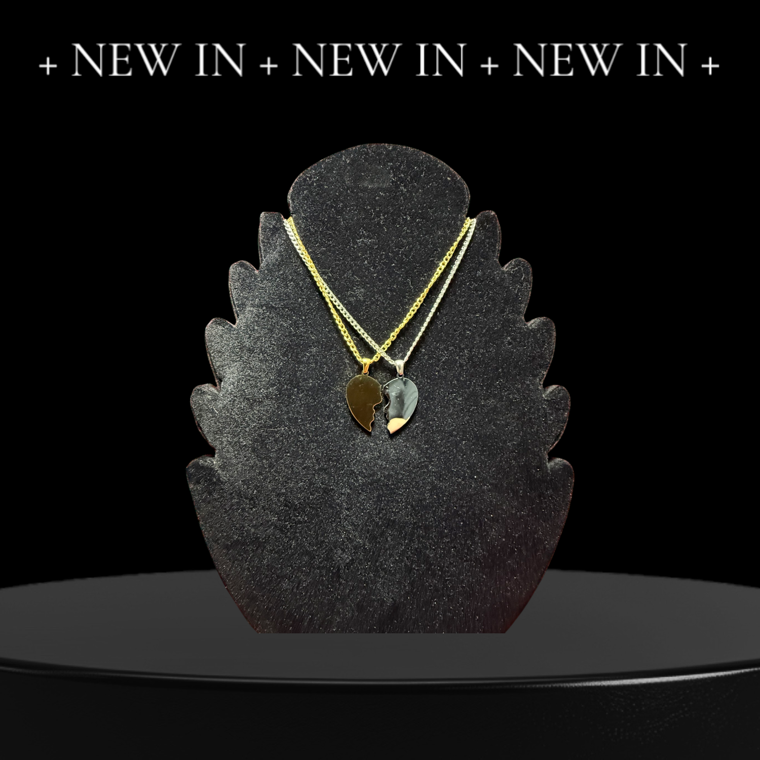 Collana cuore spezzato   (personalizzabile)