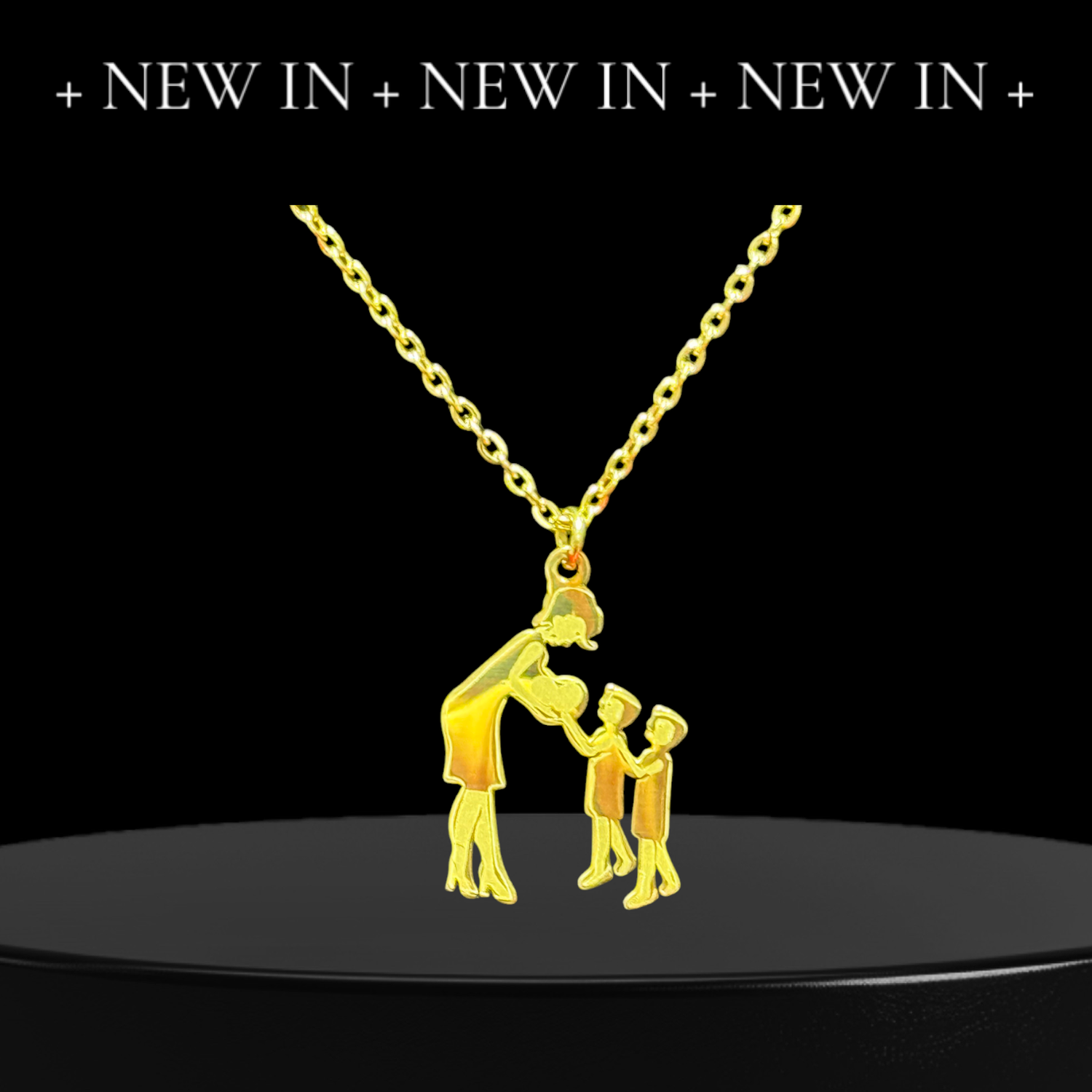 Collana mamma e due figli regalo famiglia