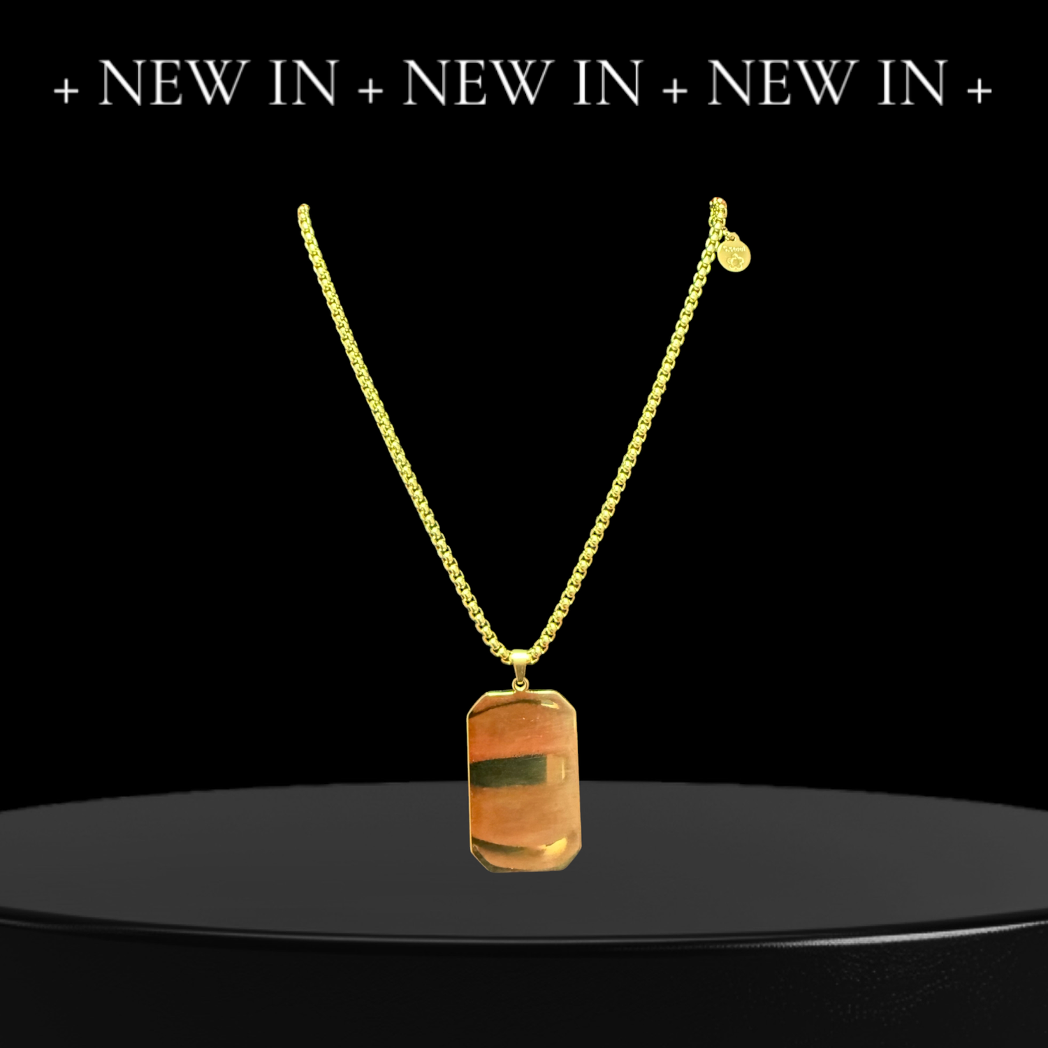 Collana targhetta oro (personalizzabile)
