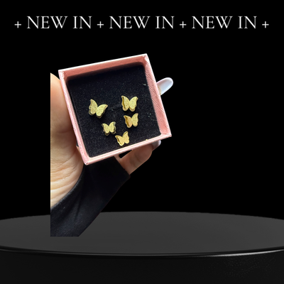 Orecchini farfalla oro / argento