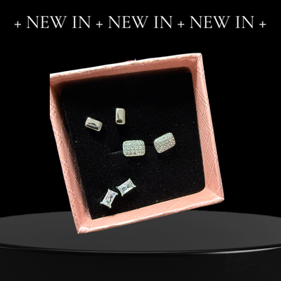 Orecchini argento 6 pezzi