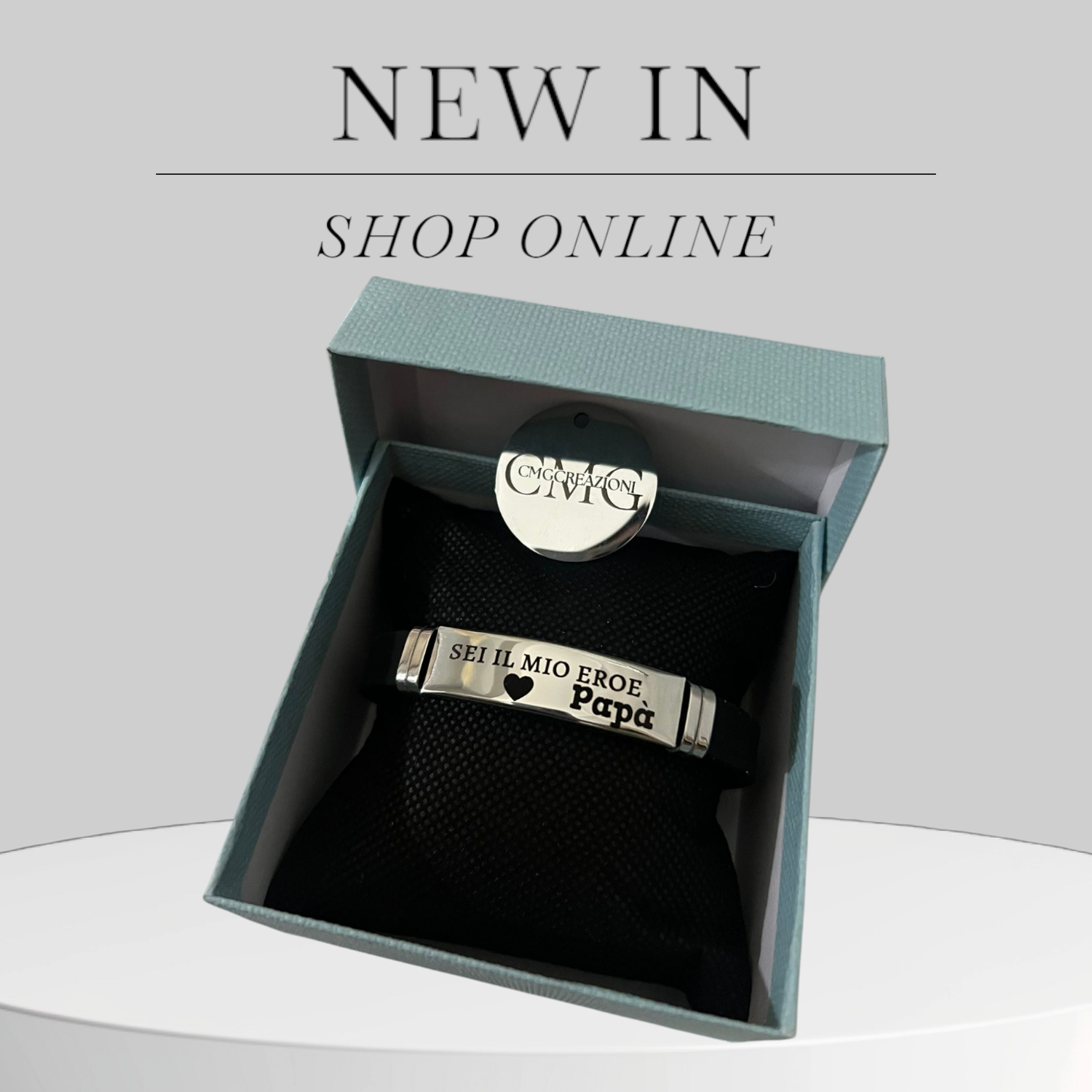 Bracciale mediaglietta (PERSONALIZZABILE)