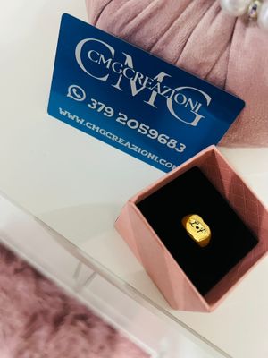 Anello cuore (PERSONALIZZABILE) oro / argento