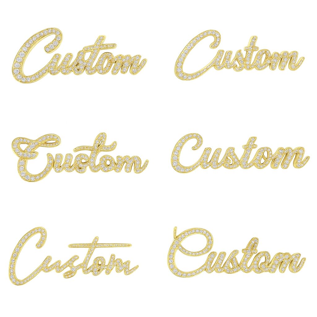 Custom Name Pendants