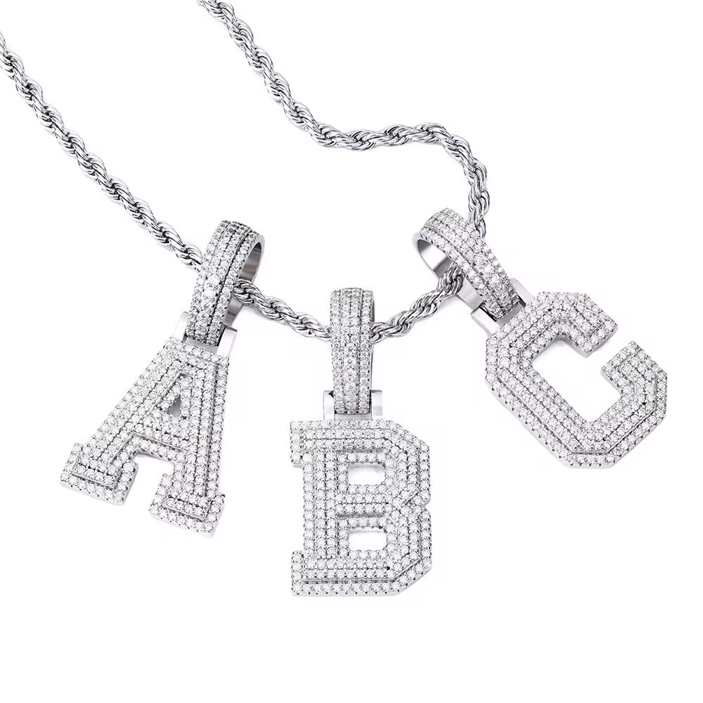Bold Font Letter Pendant