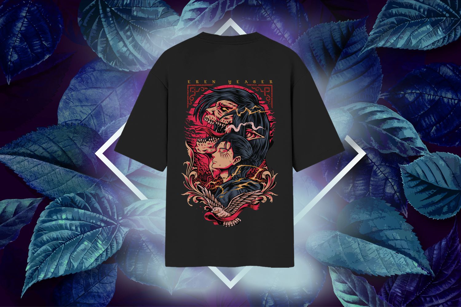 Attack on Titan - over sized T-shirt  ₹1,700 🇮🇳 | ~$20 🇺🇸 | ~€18 🇪🇺  🛒 All prices shown in INR at checkout 📦 Ships worldwide