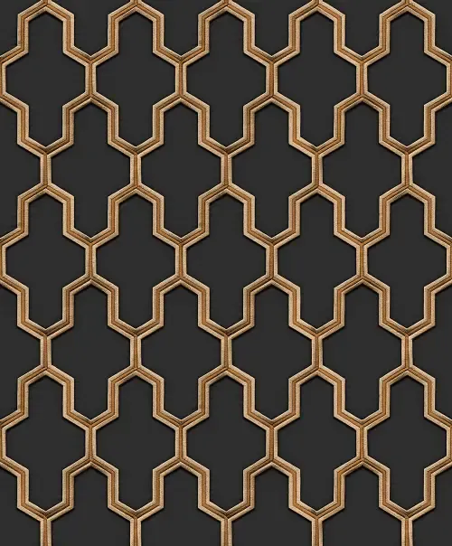 Vliesbehang Bestsellers 1  Wall Fabric/BS1 geometric black WF121025