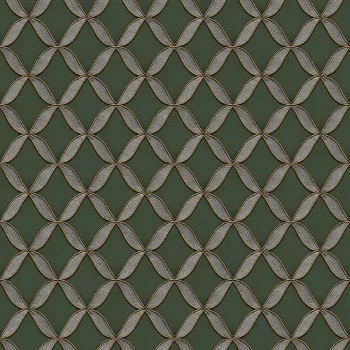Vliesbehang Bestsellers 1  Fabric Touch/BS1 geometric dark grn FT221228