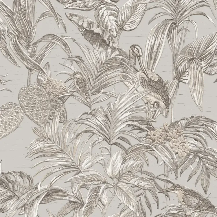 Vliesbehang Bestsellers 1  Embellish/BS1 bird of paradise grey DE120011
