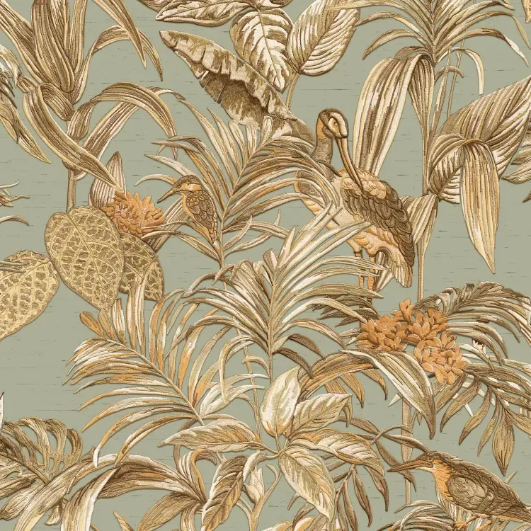 Vliesbehang Bestsellers 1  Wallstitch/BS1 bird of paradise tea DE120017