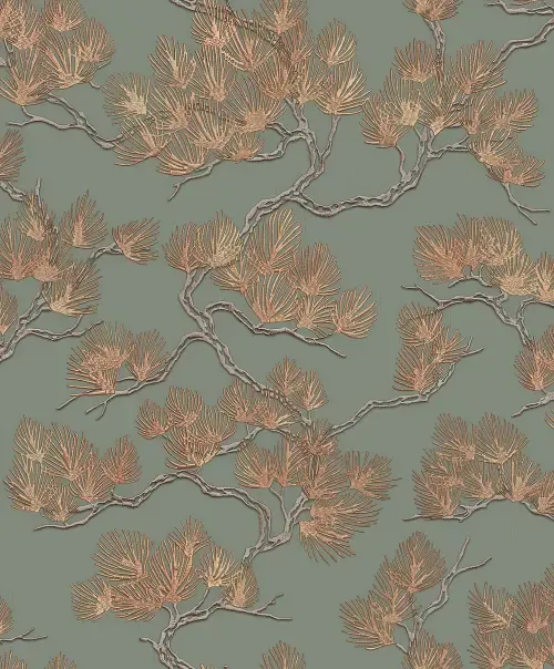 Vliesbehang Bestsellers 1  Wall Fabric/BS1 pine tree green WF121013