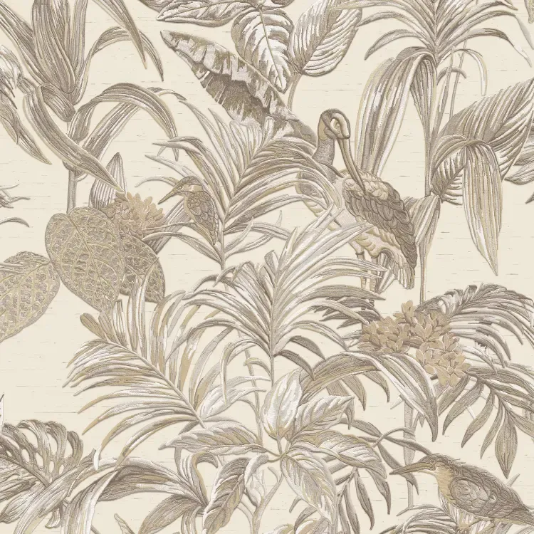 Vliesbehang Bestsellers 1  Wallstitch/BS1 bird of paradise crm DE120012