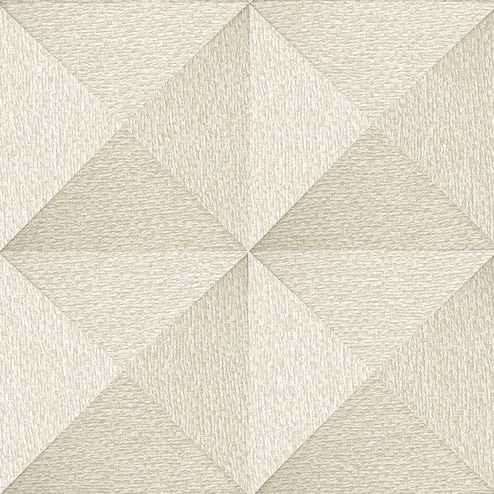 Vliesbehang Santa Fé Weaved Cube Cream